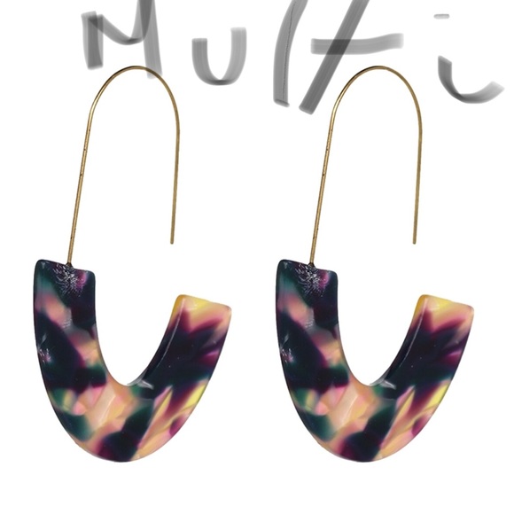 U- shaped earrings - Picture 7 of 8